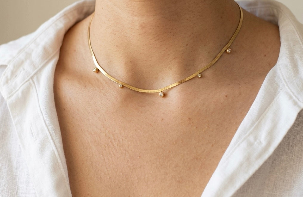 REYA DIAMOND CHOKER